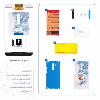 برچسب پوششی ماهوت مدل Women and the Cloud Digital Art-FullSkin مناسب برای گوشی موبایل شیائومی Redmi Note 8 Pro