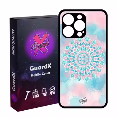کاور گارد ایکس طرح ماندالا مدل Glass10065 مناسب برای گوشی موبایل اپل iPhone 13 Pro