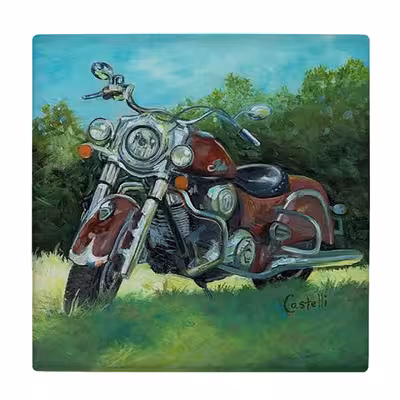  زیر لیوانی  طرح نقاشی موتور کد    6223059_5727