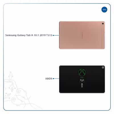 برچسب پوششی ماهوت مدل XBOX مناسب برای تبلت سامسونگ Galaxy Tab A 10.1 2019 T515