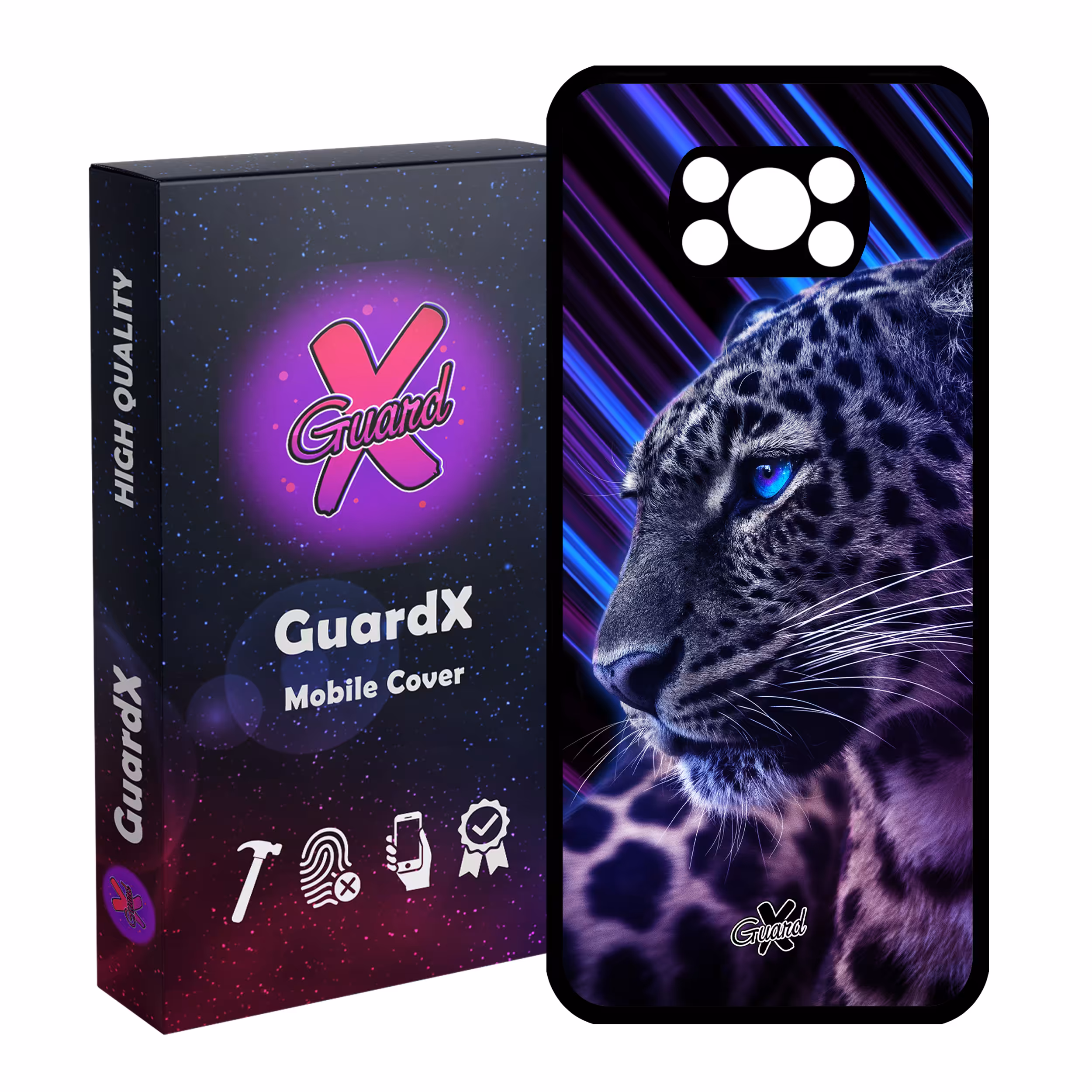 کاور گارد ایکس طرح Leopard مدل Glass10206 مناسب برای گوشی موبایل شیائومی Poco X3 Pro