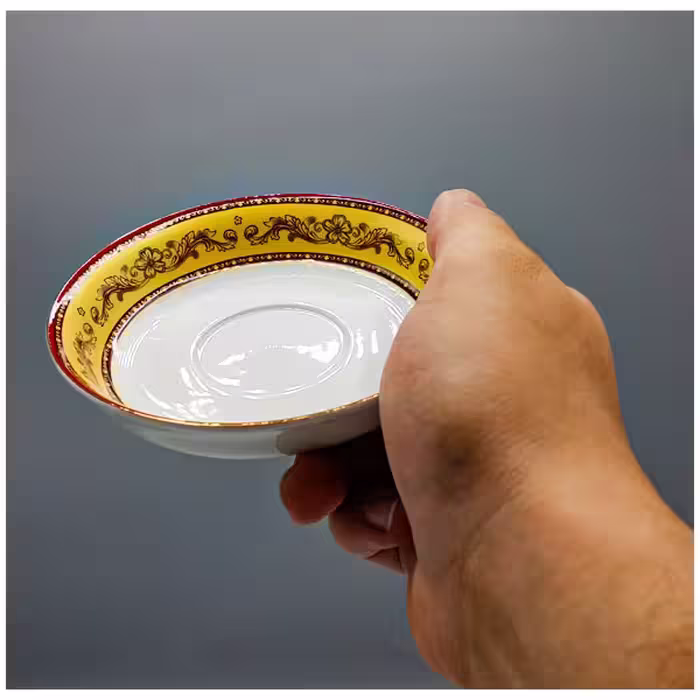 نعلبکی مدل شهرزاد بسته 6 عددی