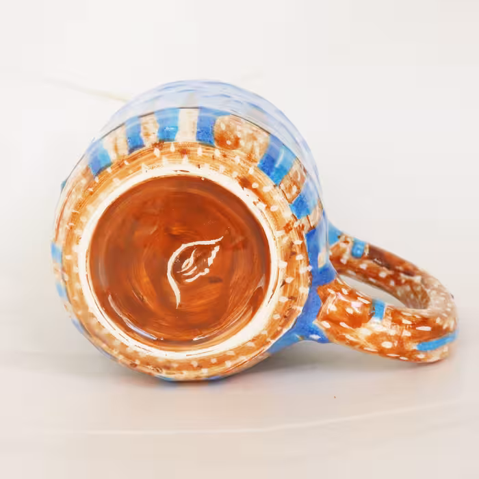 ماگ سرامیکی طرح موج مدل دستساز کد 1073