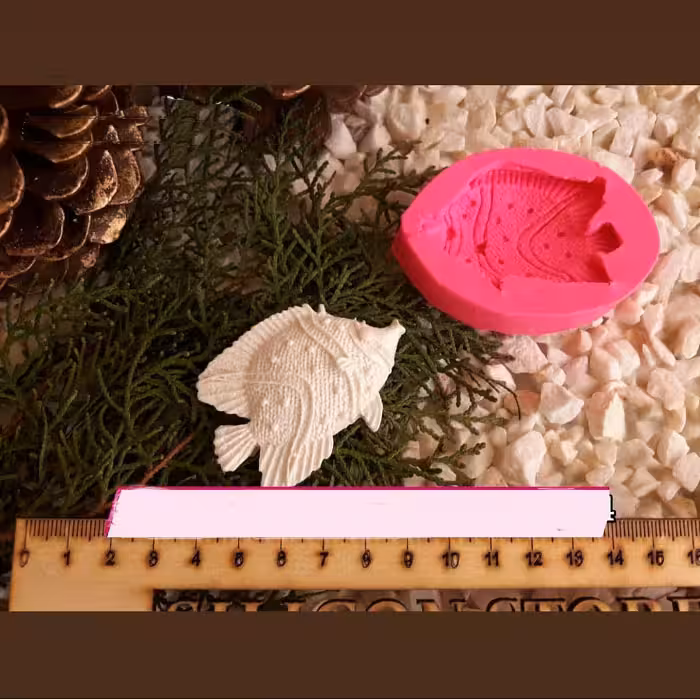 سیلیکون قالب گیری به گز مدل ماهی آکواریوم مجموعه 2 عددی