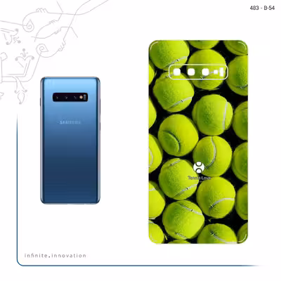 برچسب پوششی ماهوت مدل Tennis مناسب برای گوشی موبایل سامسونگ Galaxy S10 Plus