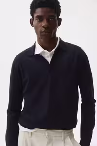 پلیور مردانه چوگان لباس بافتنی نازک تناسب منظم H&M