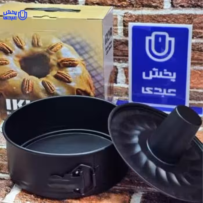 قالب کمربندی کیک گرد مدل شیفون دار ikia