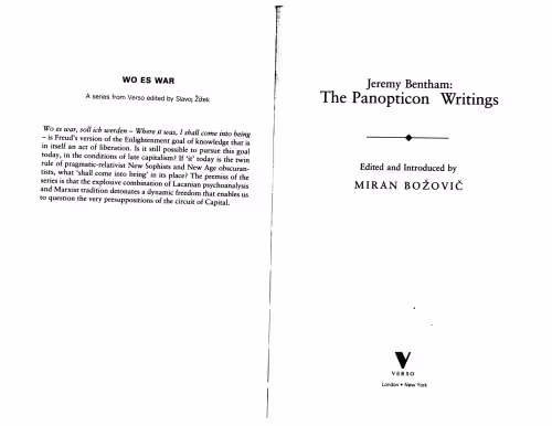 خرید و دانلود نسخه کامل کتاب Jeremy Bentham: The Panopticon Writings
