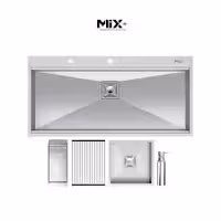 سینک دست ساز میکس پلاس مدل BCN-104