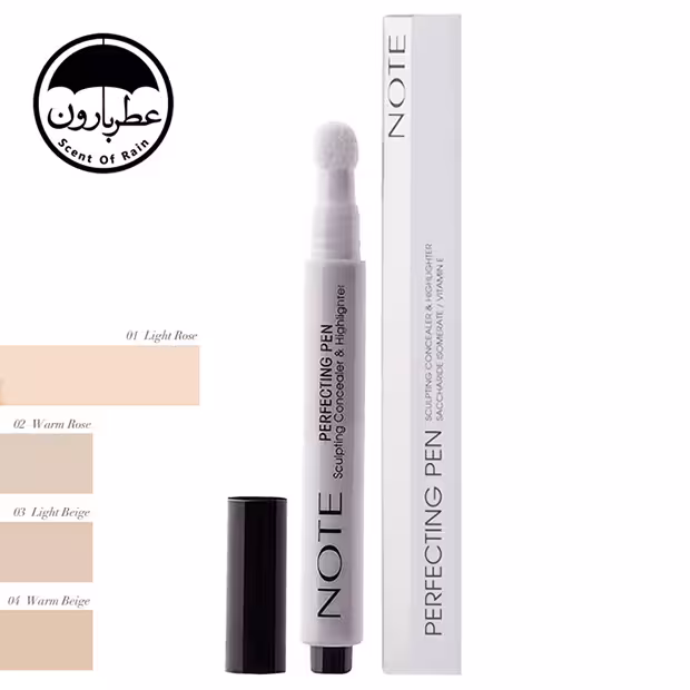 نوت کانسیلر مایع فول کاور perfecting pen شماره 02