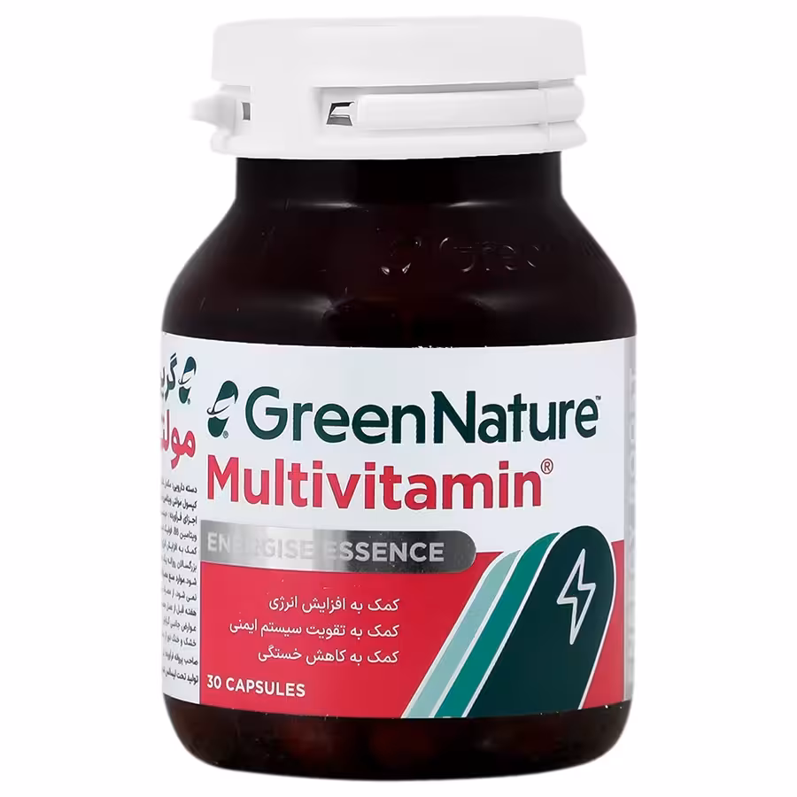کپسول مولتی ویتامین گرین نیچر 30 عددی