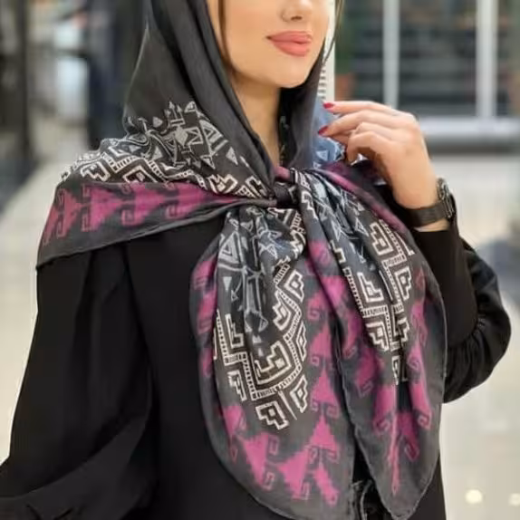 روسری نخی دست دوز ارسال رایگان