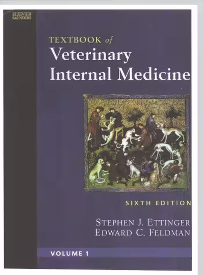 خرید و دانلود نسخه کامل کتاب Textbook of Veterinary Internal Medicine, 6th Edition (2 Volume Set)