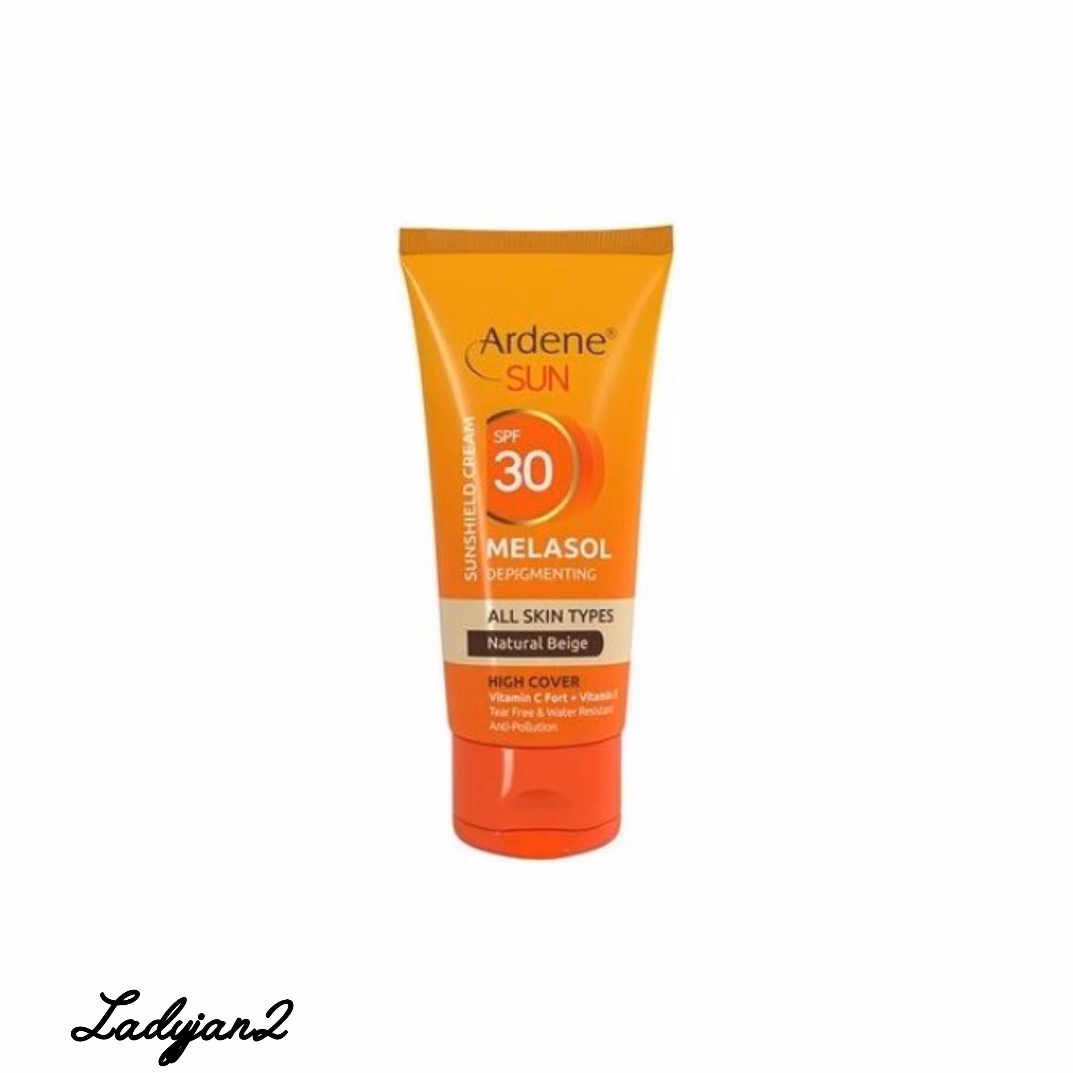 ضد آفتاب ملاسول آردن مناسب انواع پوست بژ طبیعی SPF30 حجم 50 میل