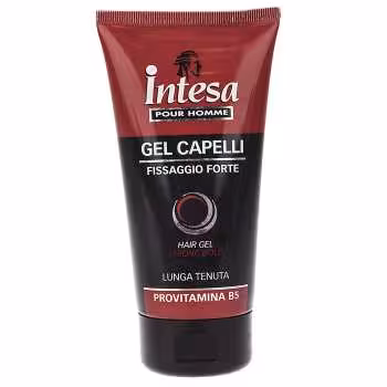 ژل حالت دهنده مو اینتسا سری Pour Homme مدل Strong Hold حجم 150 میلی لیتر