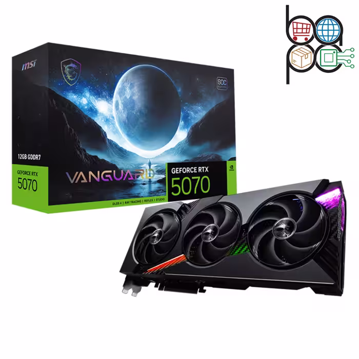 کارت گرافیک MSI مدل RTX 5070 با 12 گیگابایت حافظه GDDR6