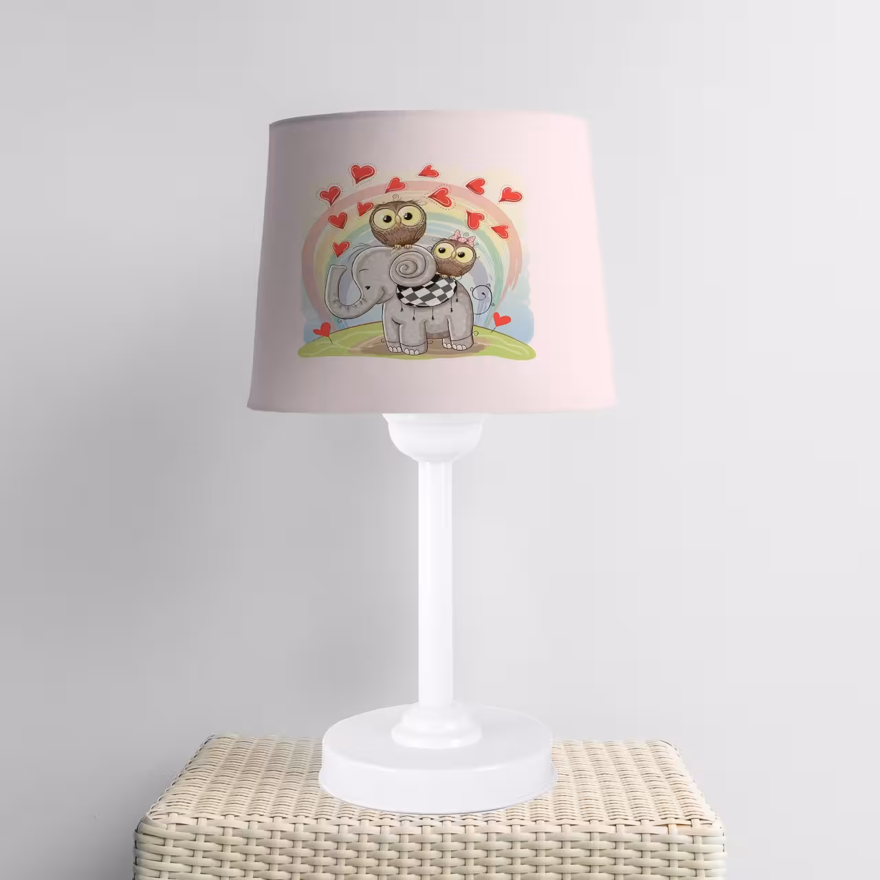 آباژور بچگانه طرح جغد عاشق کد AS1373