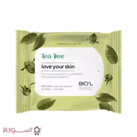 دستمال مرطوب بیول مدل tea tree تعداد 20 عدد
