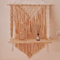 شلف مکرومه طرح بهار مخصوص هفت سین عید