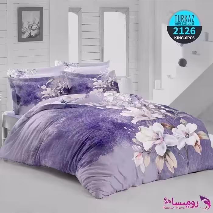 قیمت و خرید روتختی طرح رجینا دونفره برند ترکاز کد 2126