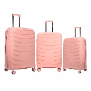 چمدان نشکن هادایز مدل HADIZE - HZD185 SERIES POLYPROPYLENE سری 3 عددی (همراه با کاور هدیه)