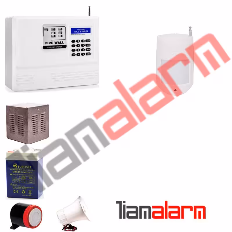 پکیج دزدگیر اماکن بیسیم مدل فایروال تلفنی F7H71