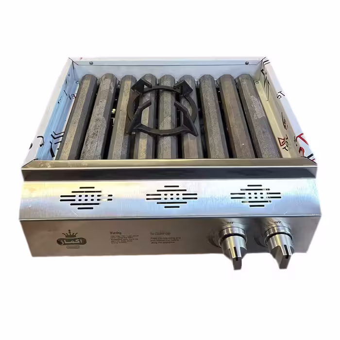 کباب پز آکماز مدل 9 شعله دوشیر AK90 - کالاوما