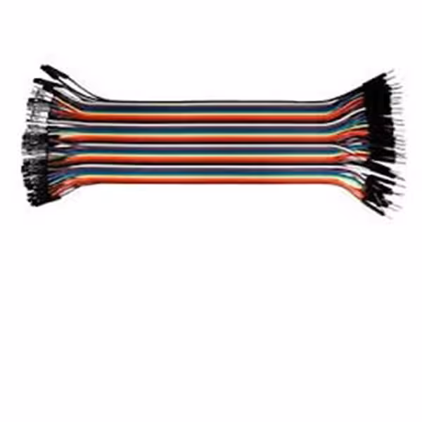 سیم برد بورد 20 سانتی متری فلتی نر به ماده BREADBOARD WIRES