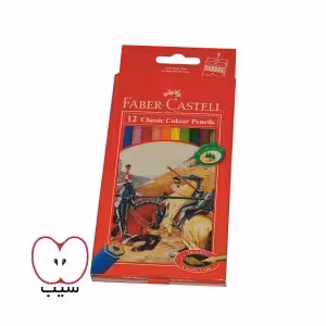 مدادرنگی دوازده رنگ فابرکاستل جعبه مقوایی