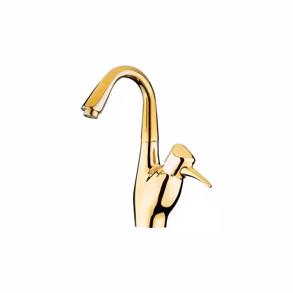 شیر روشویی کاویان مدل توکا طلا براق