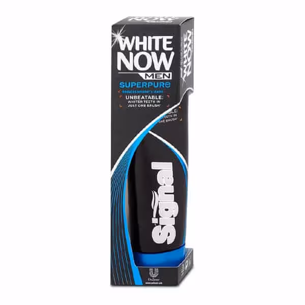 خمیر دندان سفید کننده سیگنال White Now Superpure حجم 75 میلی لیتر