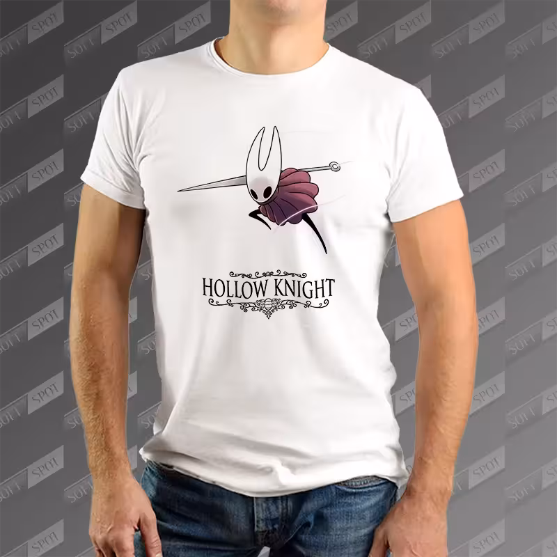 تیشرت مردانه طرح Hollow Knight Hornet Character TS-923