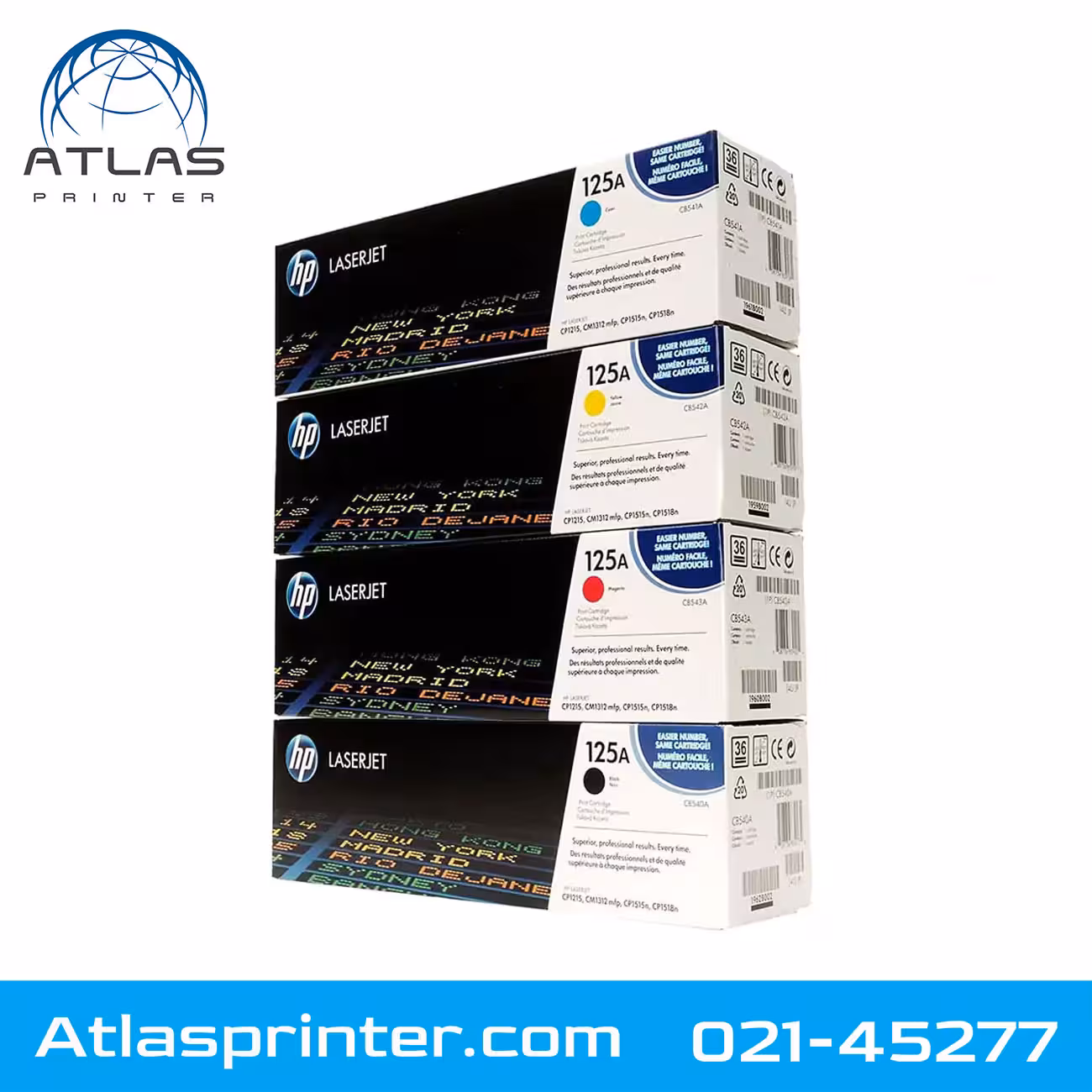 کارتریج ست چهار رنگ اچ پی HP 125A