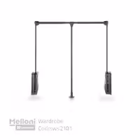 رگال آسانسوری ملونی WS2101 - یراقینو فروش یراق آلات کابینت و درب
