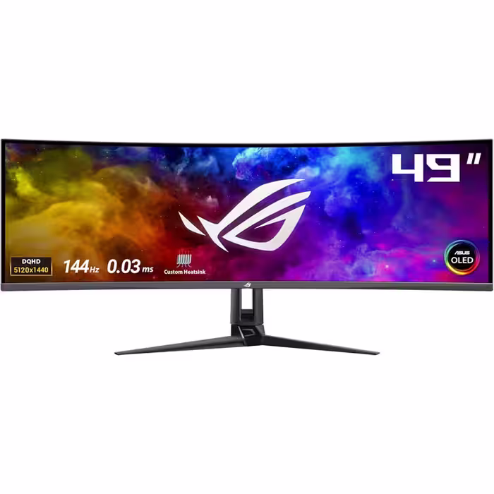 مانیتور 49 اینچ ایسوس ROG PG49WCD – 49″ UW2K (5K) OLED 144Hz 0.03ms CURVED