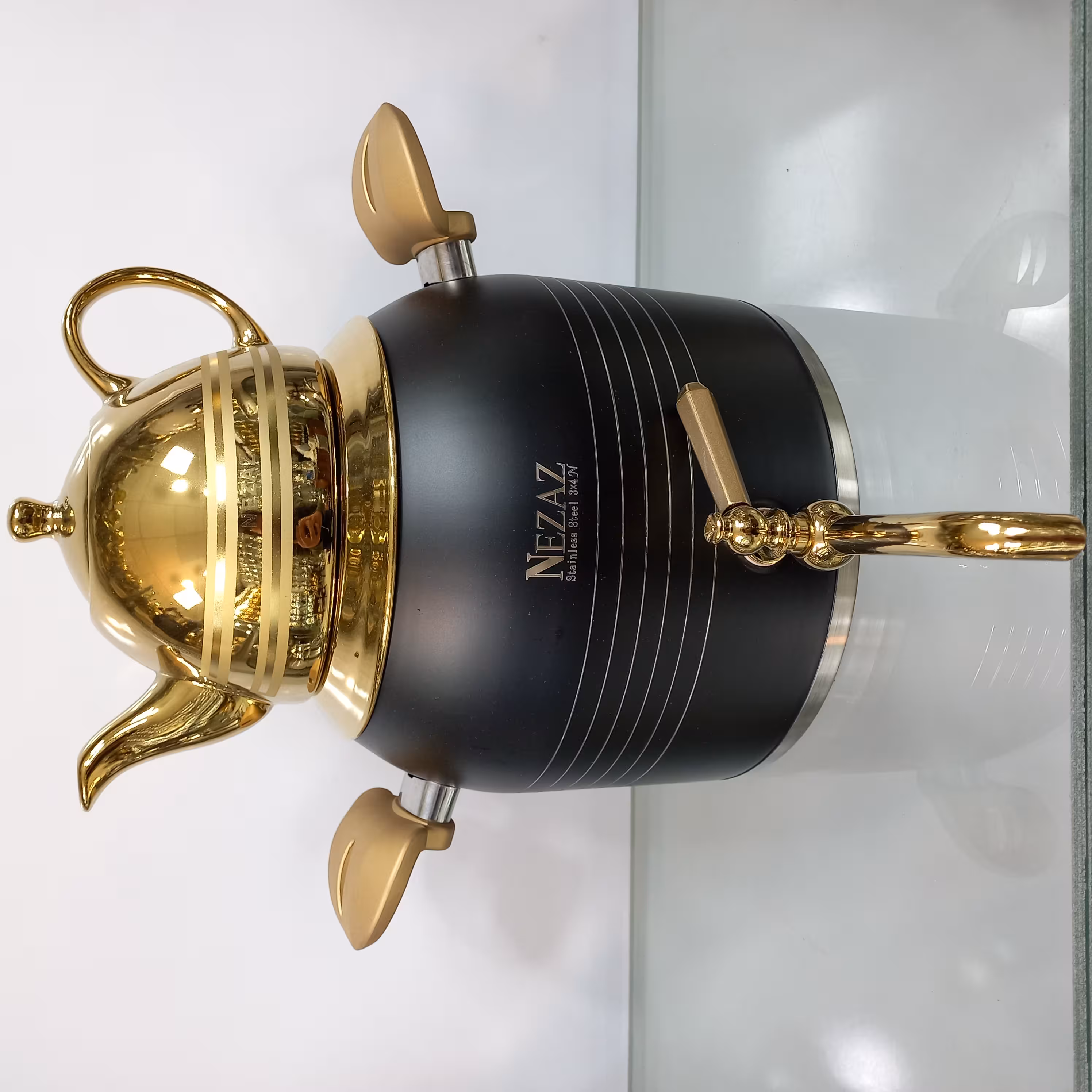 کتری قوری نزاز کد 3029 مشکی