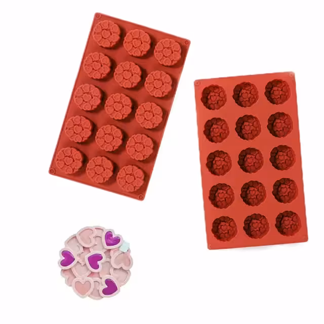 قالب سیلیکون دسری طرح قلب