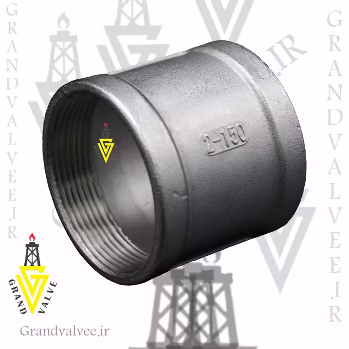 بوشن رزوه ای 1/2 اینچ استیل 304 آچارخور