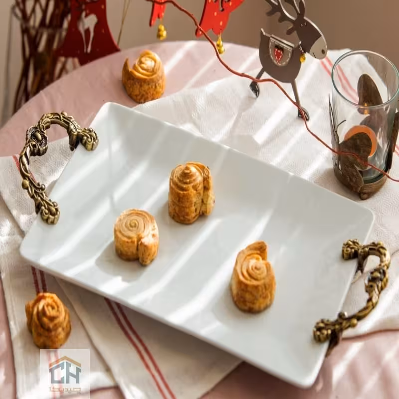 دیس چینی مستطیل دسته پیوتر مدل 102