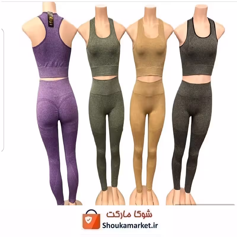 ست لباس ورزشی زنانه تاپ و شلوارSV-001