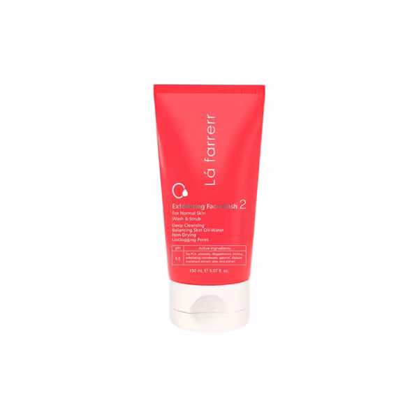 ژل شستشوی صورت مخصوص پوست های معمولی لافاررLafarrerr Exfoliating Face Wash