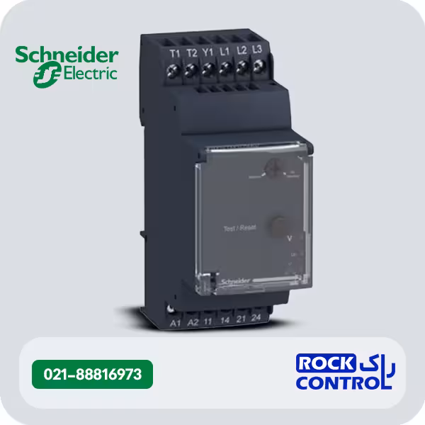 رله کنترل دمای موتور، قطعی و توالی فاز اشنایدر الکتریک کدفنی RM35TM250MW