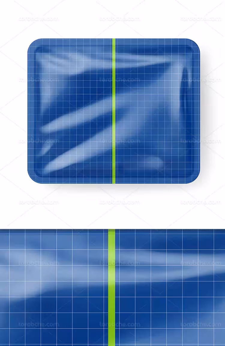 موکاپ بسته بندی پنیر | گرافیک با طعم تربچه