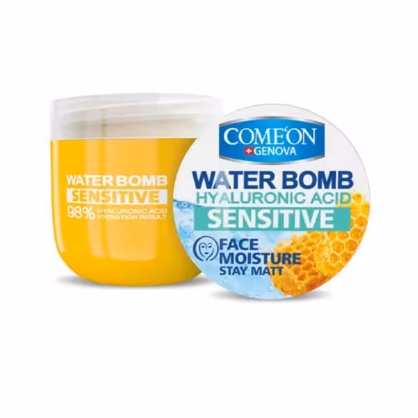 واتر بمب ابرسان صورت زرد کامان 200 میلی لیتر فاقد چربی