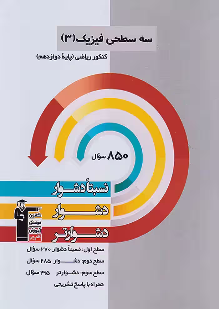 سه سطحی فیزیک دوازدهم رشته ریاضی قلم چی