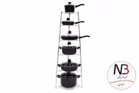 پایه قابلمه 6 طبقه استیل 110-1477 عرشیا