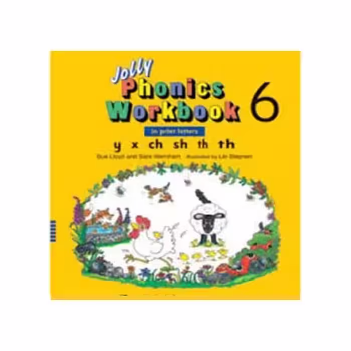 جولی فونیکس ورک بوک 6 | کتاب انگلیسی Jolly Phonics workbook 6