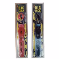 قفل فرمان دوبل برند دیگلاک وارداتی سنگین با کلید ستاره ای چپ