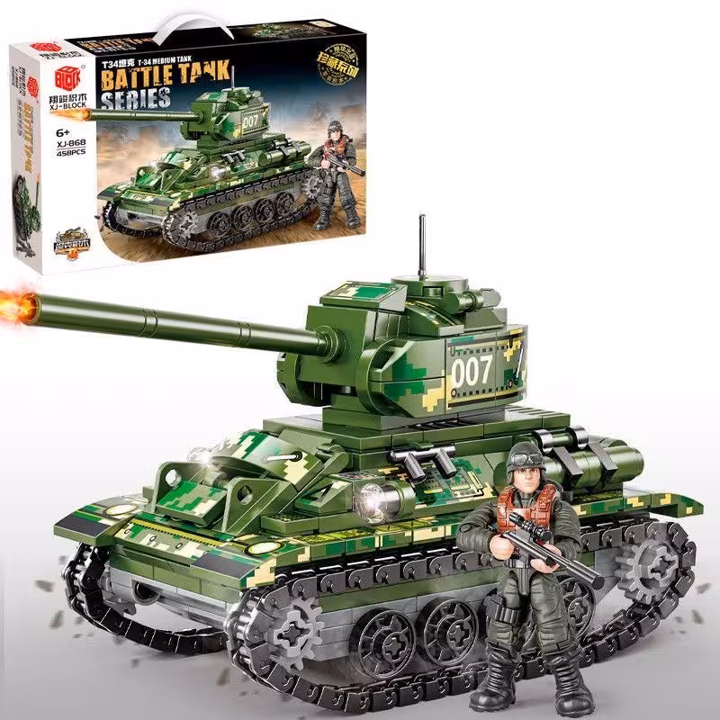 لگو تانک نظامی مدل BATTLE TANK کد 868