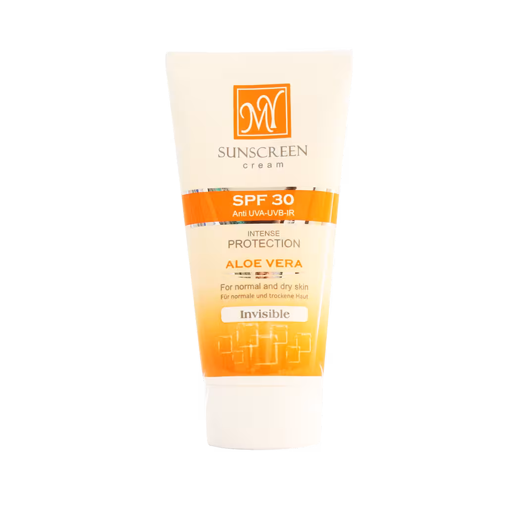 کرم ضد آفتاب بدون رنگ مای SPF30 مناسب پوست های معمولی و خشک